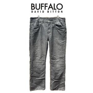 Buffalo David Bitton Men's Black Jeans Six Basic size 36x29 Slim Straight